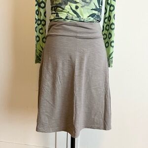 Columbia Gray A-Line Knee-Length Skirt